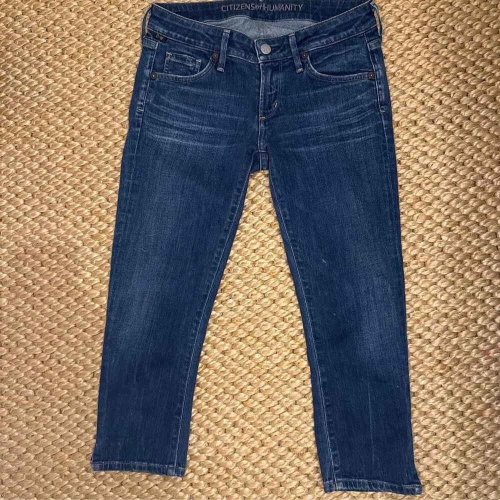 Citizens-of-humanity Women's Blue and Navy Jeans